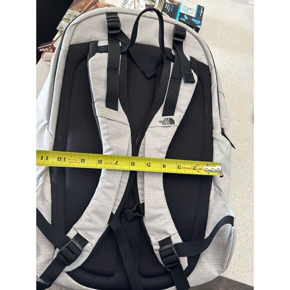 The North Face Aurora Backpack Womens Bag White Metallic Black Laptop Holder 22L - Picture 7 of 13